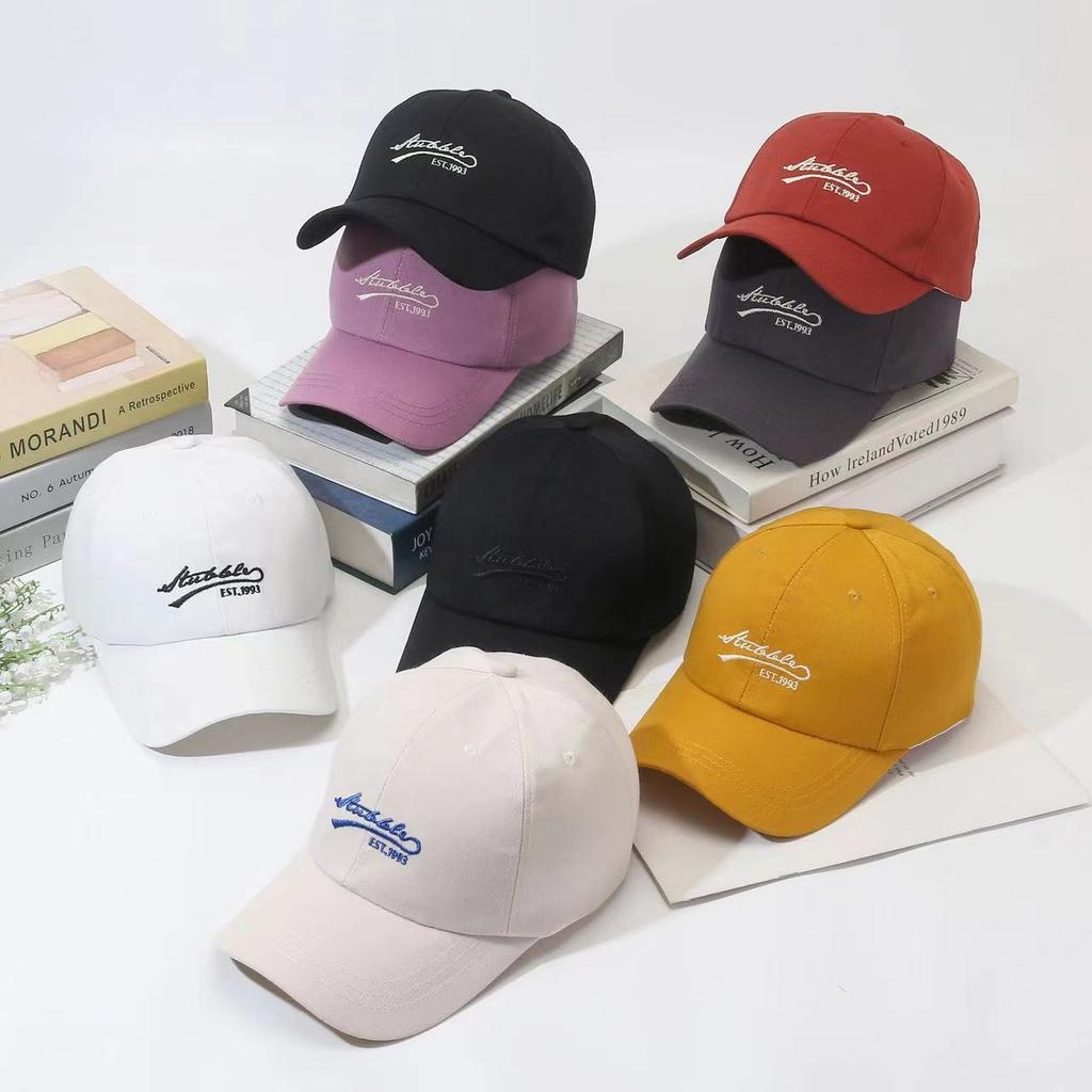Cotton Embroidery Alphabet Baseball Cap Outdoor Breathable Hat Gifts Sunhat