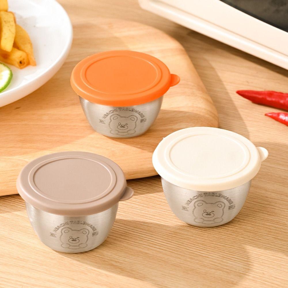 Герметичная коробка для приправ Медведь Контейнеры для приправ Качественная маленькая коробка для хранения