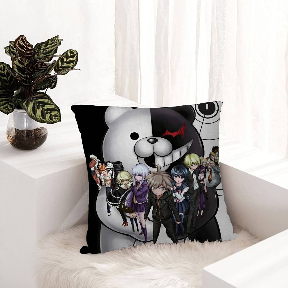 D-Danganronpa Classic Game Pillow Cover Sofa Cushion Cover Home Room Decoration Children Gift