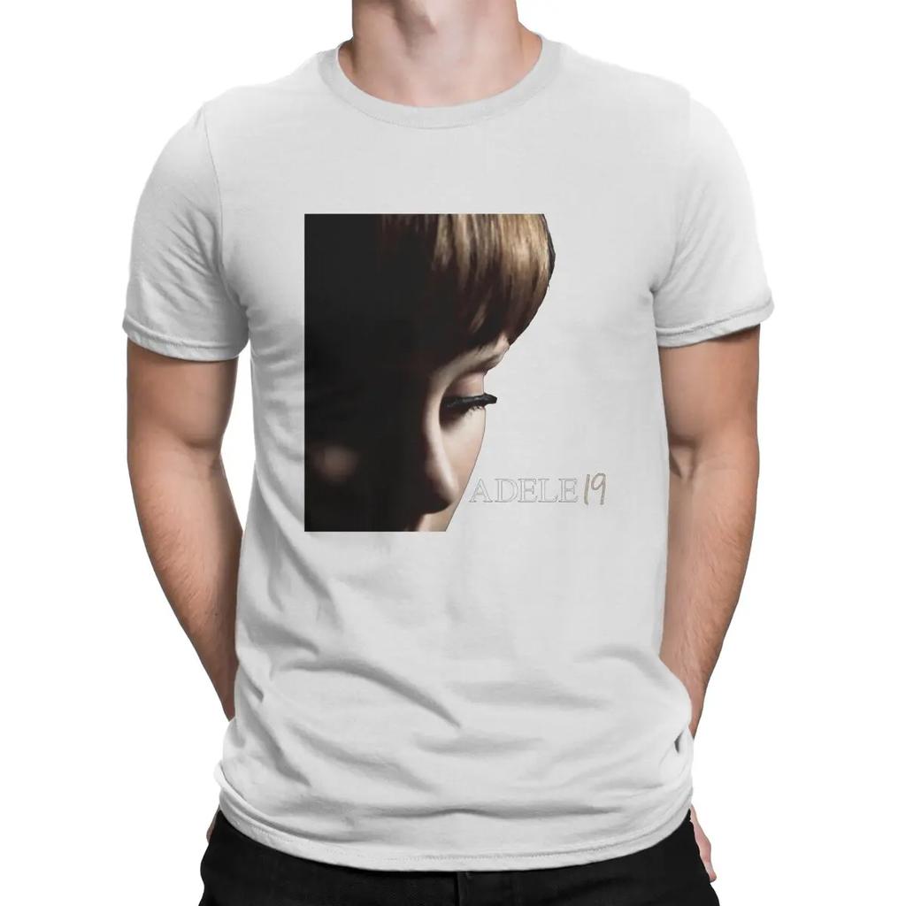 Fan Men T Shirts A-Adele Singer Cool Tee Shirt Short Sleeve Crew Neck T-Shirts Pure Cotton Gift Idea Clothing