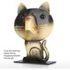 Spectacle Holder Metal Eyeglass Eyewear Rack Animal Sculpture Eyeglass Display Stand (Cat Shape)