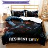 3pcs Resident Evil Design Cover Set - HD Printed Bedding with 1 Cover and 2 Pillowcases - Perfect for Home and Dorm Decor