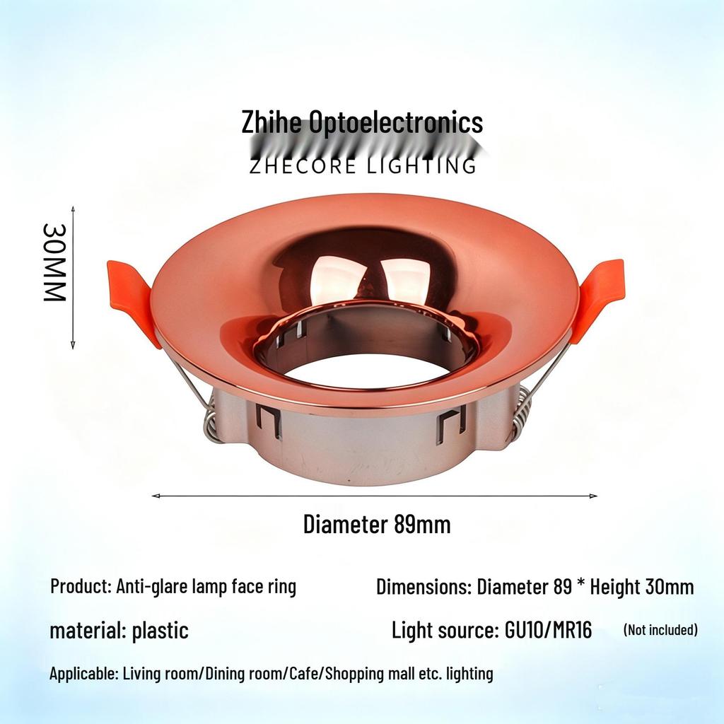 GU10 Высококачественный круглый корпус MR16 Потолочный встраиваемый спот Downlight