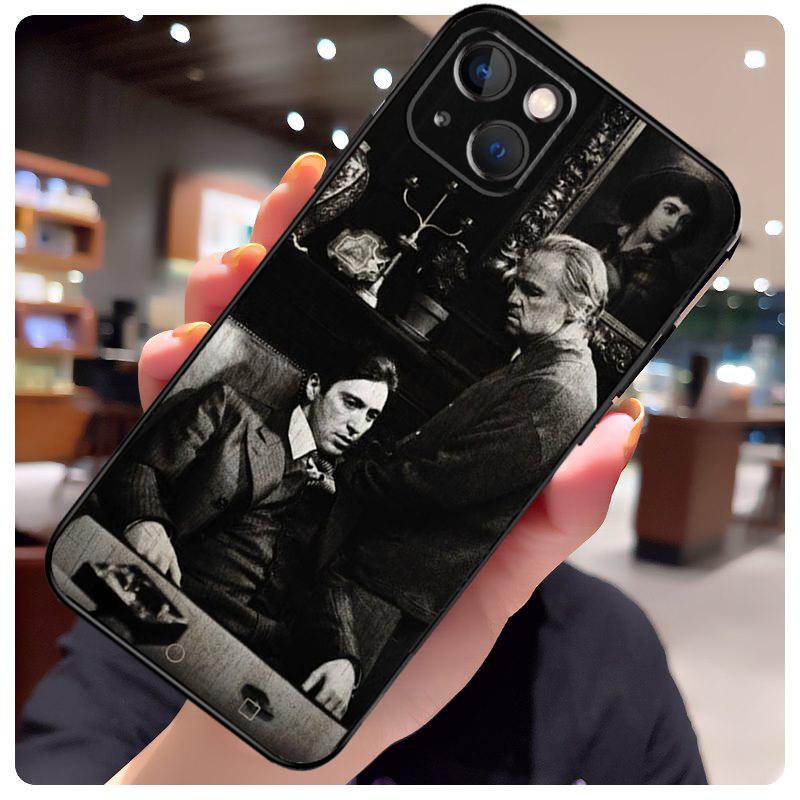 The Godfather Movie Italian Mafia Case For iPhone 16 11 12 13 14 15 Pro Max Plus 13 Mini X XS Max XR Plus Cover Coque
