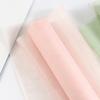 Flower Wrapping Paper Translucent Milk Cotton Lined Paper Florist Packaging Flower Bouquet Wedding Soft Colored Decorative Paper