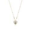 Collier Luxenter En Argent 925 Et Nacre Blanche Finition or 18 Carats - Limy