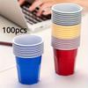 100/200 шт. Яркие разноцветные пластиковые стаканчики Разноцветные стаканчики для горячих и холодных напитков - Идеально подходят для вечеринок, свадеб, выпускных и семейных посиделок