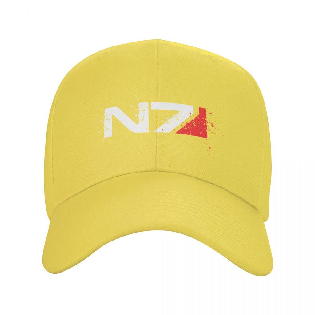 Mass Effect N7 Панк Унисекс Бейсболка для видеоигр Взрослый Альянс Военная Регулируемая шляпа для папы Женская унисекс на открытом воздухе