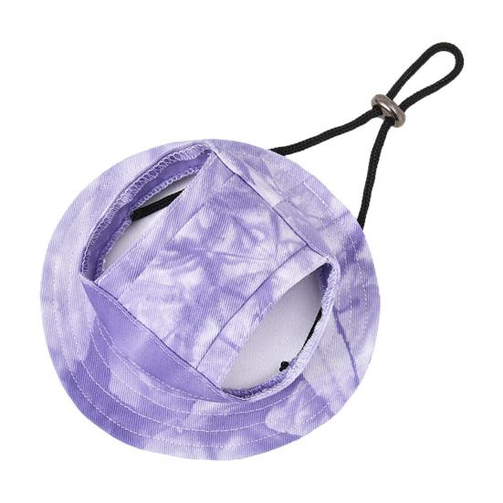 Pet Hat with Ear Holes Adjustable Breathable Sun Protection Dog Outdoor Hiking Summer Shade Baseball Hat Pet Accessories