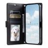 For Samsung Galaxy S25 FE Leather Case Rhombus Texture Wallet Stand Phone Cover with Wrist Strap