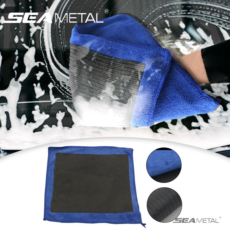 SEAMETAL Полотенце для чистки автомобиля Ткань Magic Clay для детализации автомобиля с синей глиной Полотенце Инструмент для мытья Аксессуары Удаление грязи пыли