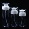 150ml200ml300ml Transparent Flat Shoulder Press Lotion Bottle Empty Essence Water Facial Cleanser Dispenser Cosmetic Containers