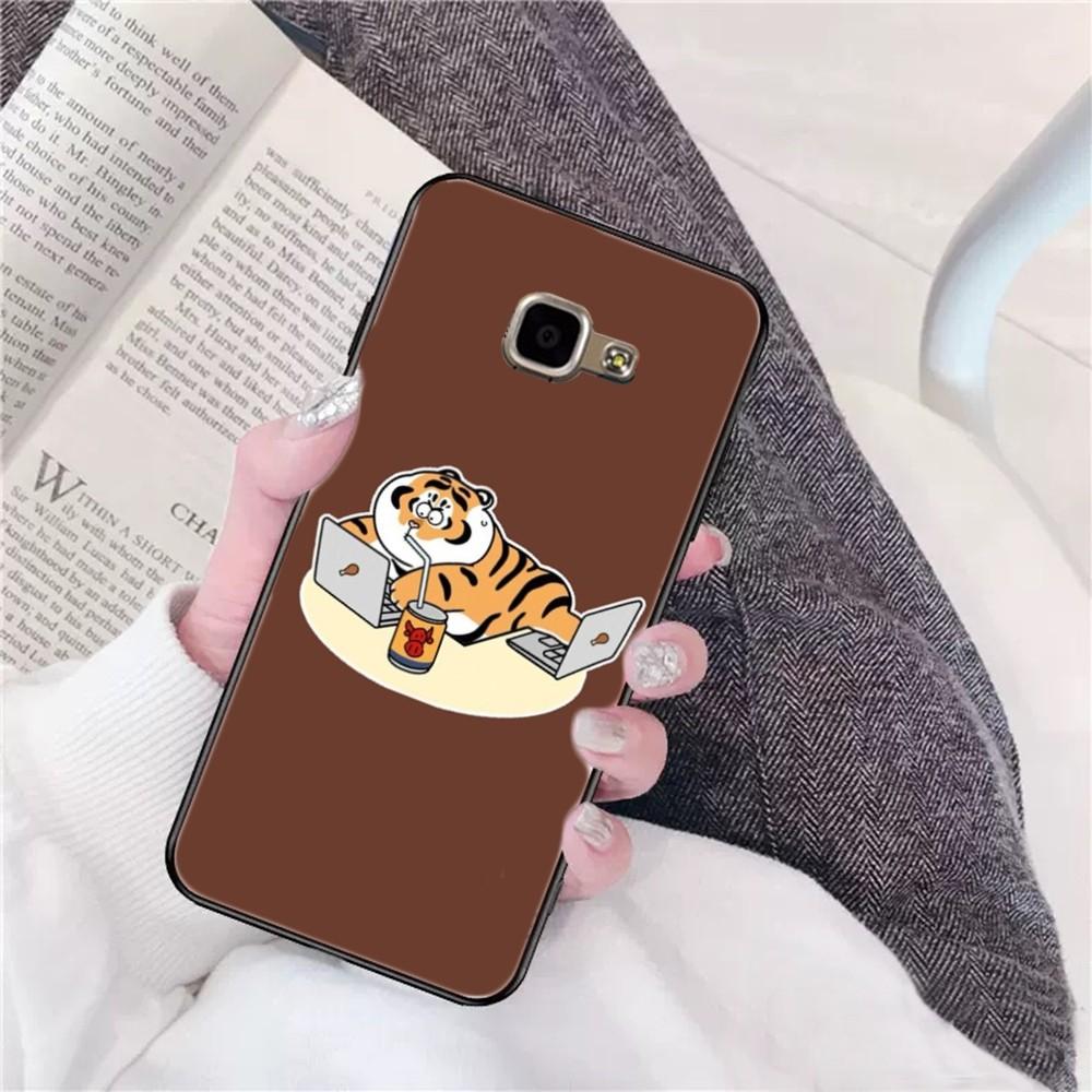Чехол для телефона с мультяшным толстым тигром для Samsung A 10 11 12 13 20 21 22 30 31 32 40 51 52 53 70 71 72 73 91 13