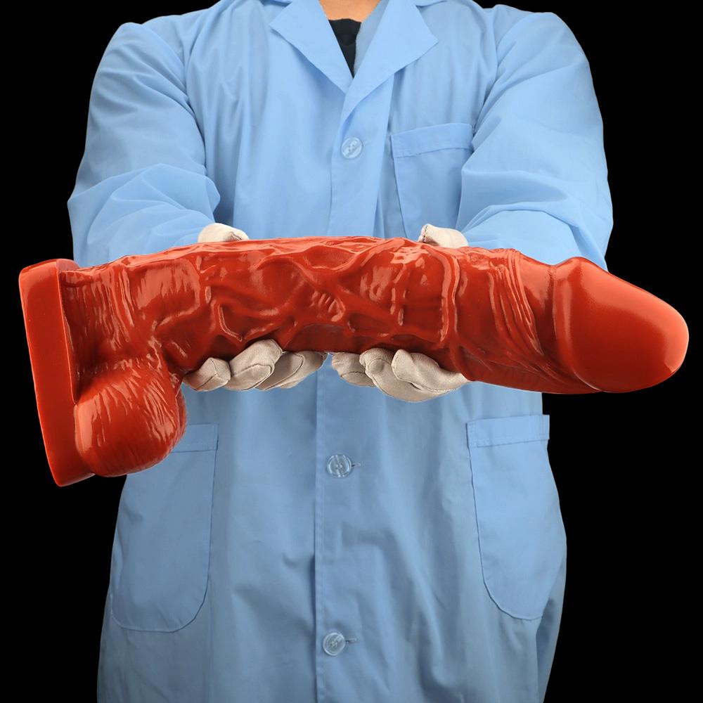 38*7cm Extra Long Realistic Dildo Anal Plug Expander Adult Sex Toy for Men and Women Big Dick Strap On Cock