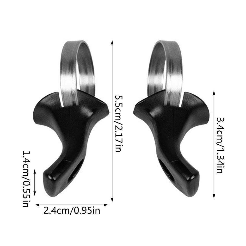 1 Pair Road Bike Handlebar Thumb Rest Anti-Slip Bicycle Handle Bar Ends Rest Ergonomic Bicycles Rest Handlebar Bike Part