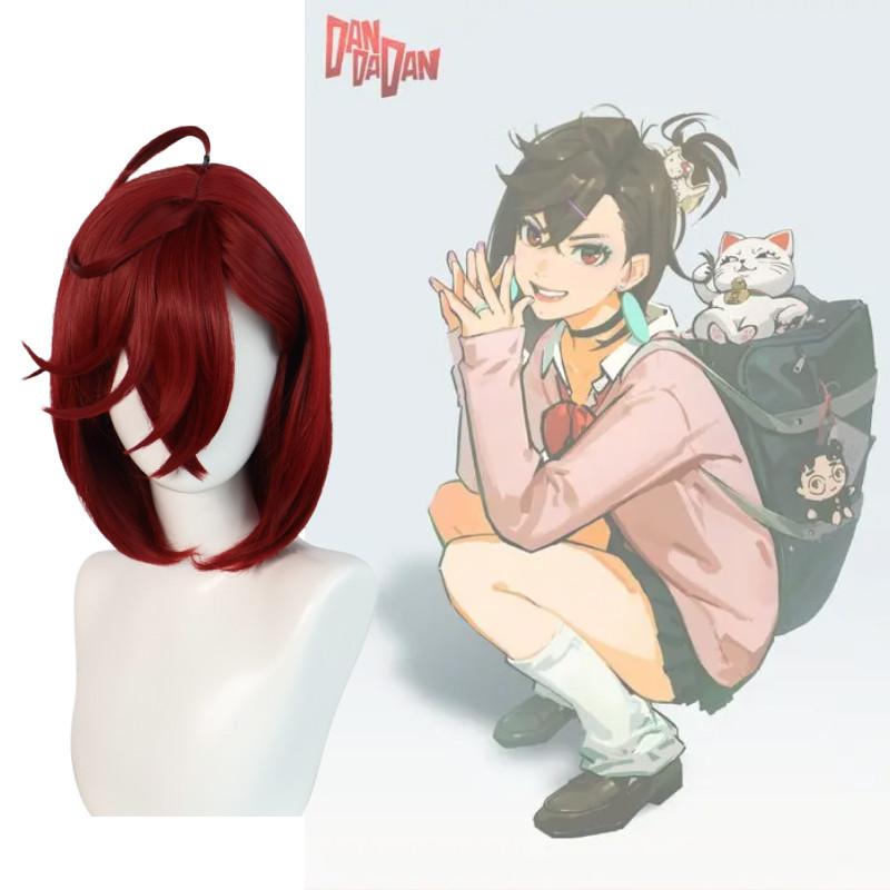 Dan Da Dan Cosplay Wig With Hightemperature Silk For Role Playing And Scene Use