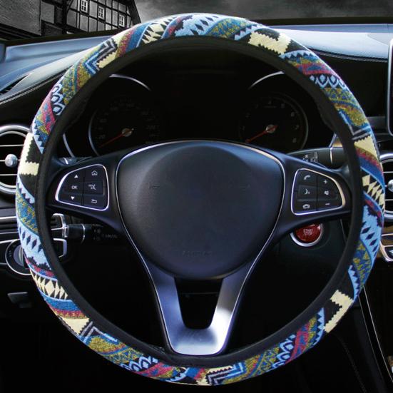 Stylish Steering Wheel Cushion Anti-scratch Universal Easy Installation