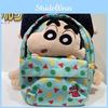 Cotton Crayon Shinchan Print Backpack Versatile Bag With Nylon Material Kids For