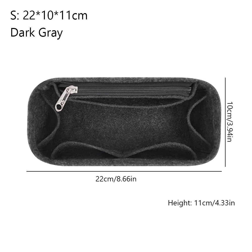 Фетровая сумка-вставка для сумочки, большая вместимость, много карманов, внутренняя сумка, организация хранения, портативный вкладыш для кошелька для Loewe Puzzle