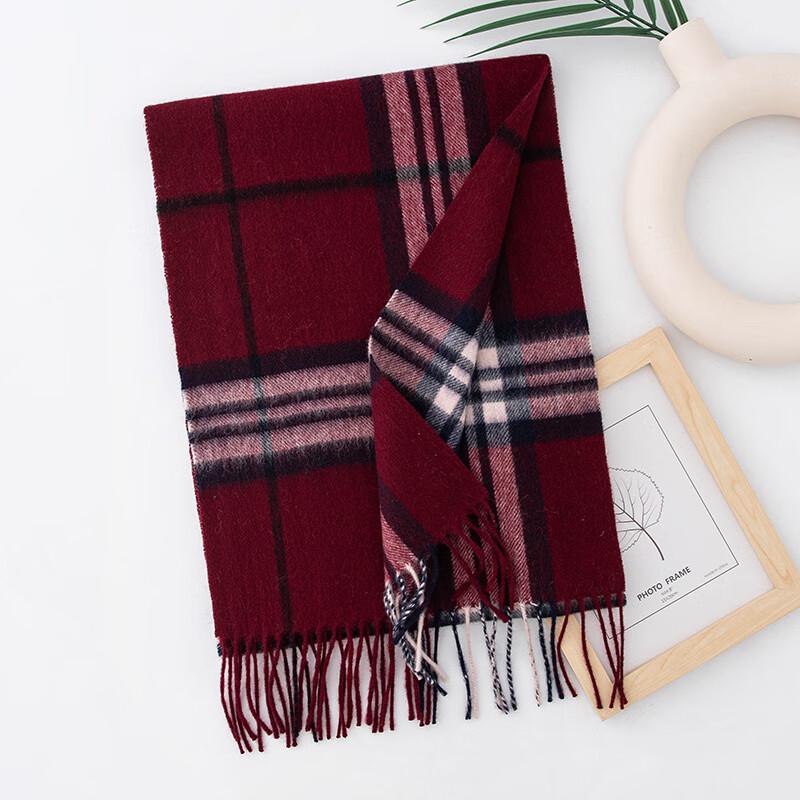 Premium British Plaid 100% Wool Scarf & Shawl