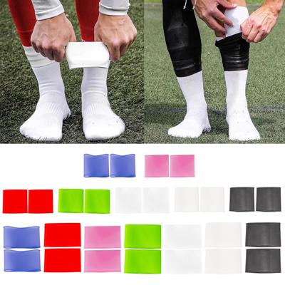 Рукава для щитков Держатели для футбольных носков Силиконовая лента для фиксации на ноге для детей и взрослых Футбольные игры Держатели для щитков