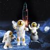 3pcs Astronaut Figurine Home Decor Astronaut Statue Study Office Desk Decor Showpiece Gift