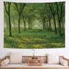 Гобелен для гостиной, фоновая ткань, подвесная ткань, лесной гобелен, украшение для спальни, макет комнаты, прикроватная настенная подвеска