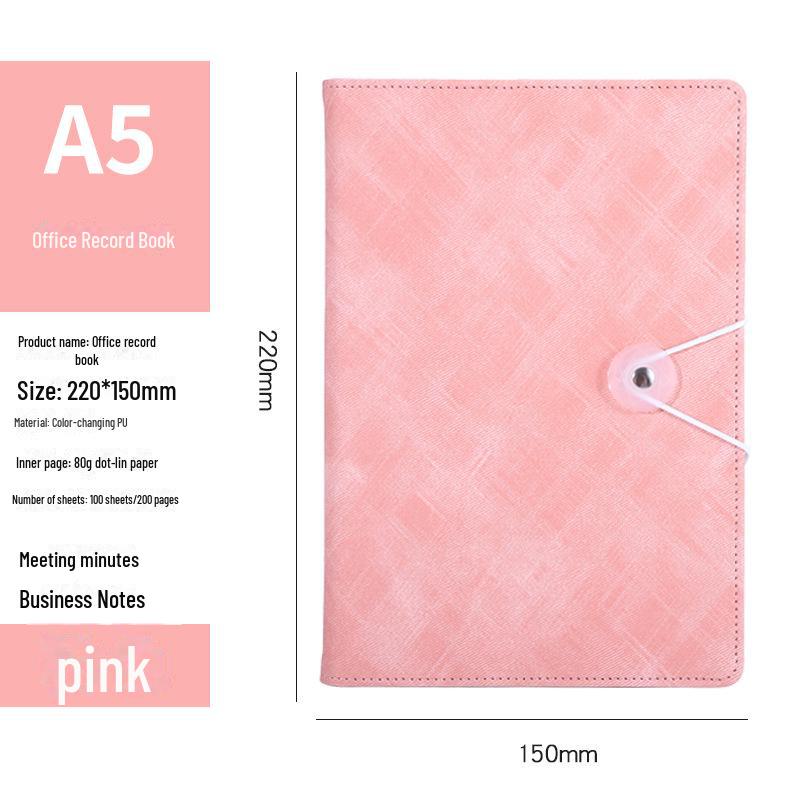 Мягкий кожаный деловой блокнот формата А5 с индивидуальным логотипом