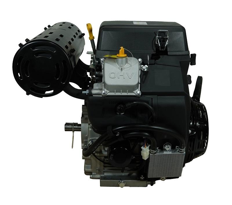 Двигатель Loncin Lc2V80Fd-A Внутреннего сгорания Бензиновый V-Twin V2 27 л.с. Двухцилиндровый Горизонтальный цилиндрический вал 25,4 мм Двигатель Loncin 2V80 Honda, Vanguard, Briggs, Ko