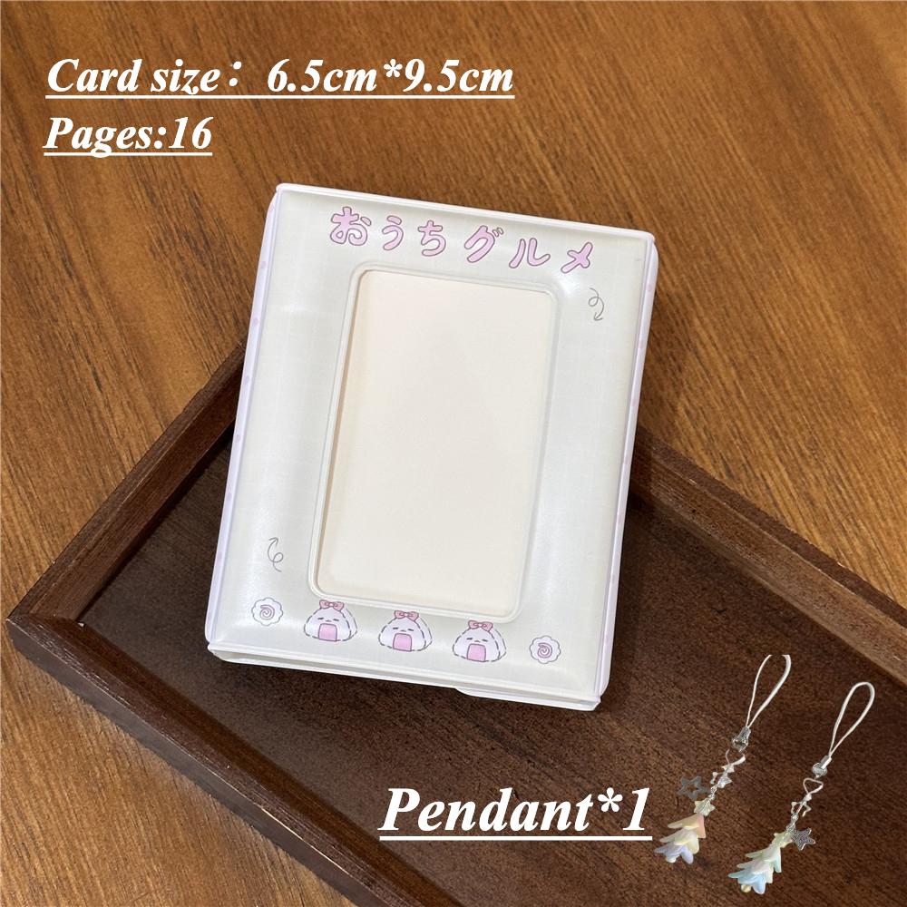 Original Design Snapper Sushi One-square Photocard Album 3 Inch Kpop Idol Photocard Collection Book with Pendant INS Style 2025