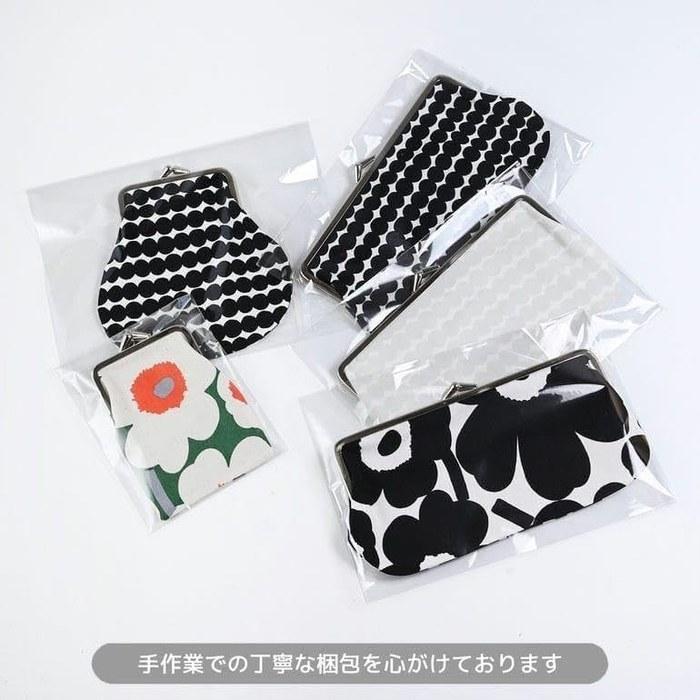 Marimekko Unikko Pouch - Double Print Reversible - Pink/Green 91773