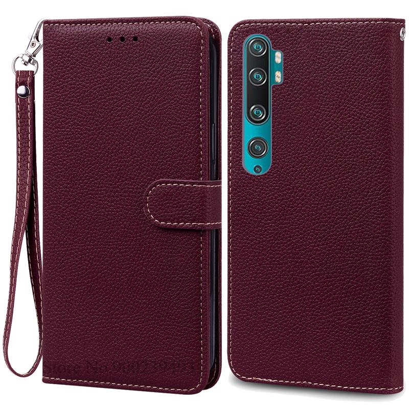 Чехол Mi Note 10 Lite для Xiaomi Mi Note 10 Lite, кожаный чехол-кошелек, флип-чехол для Xiaomi Mi Note 10 Lite, чехол для телефона Fundas