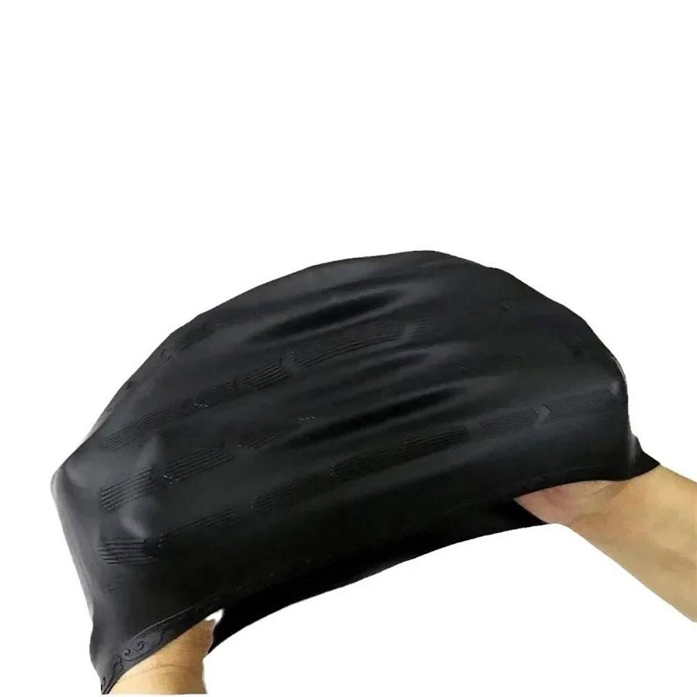 1 шт. водонепроницаемые силиконовые шапочки для плавания для мужчин, женщин, взрослых, шапочка для плавания для длинных коротких волос