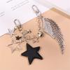 Cute Five-Pointed Star Bow Phone Chain Keychain Pendant Backpack Wing Charm Bag Hanging Ornaments Couple Accessories Girly Gifts