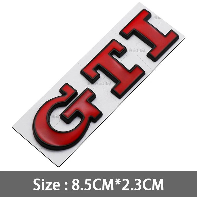 2026 Hot For Volkswagen VW 3D Metal GTI Grill Emblem Badge Rear Trunk Decal Car Sticker for Volkswagen VW Golf 5 6 7 8 MK2 MK3 M