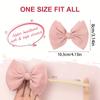 3pcs/set Soft Bows Elastic Nylon Headband for Girls Bowknot Infant Cute Hair Clip Kids Toddlers Hair Bands Hair Accessories