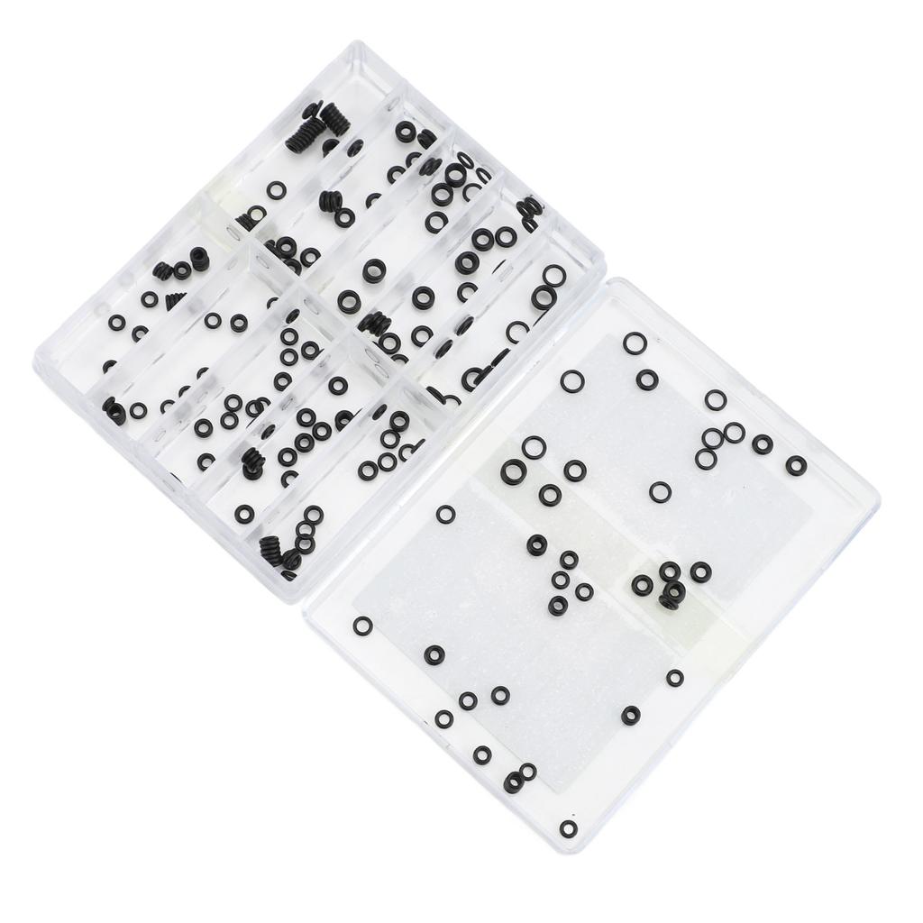 300pcs 10 Sizes Watch Crown O Ring Watch Crown Water Resistant Seals High Accuracy Watch Crown O Ring for Watch Repair