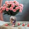 DIY 3D Puzzle Vase Waterproof Flower Arrangement Vase Crafts Flower Vase Jigsaw  Housewarming Gift