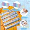 Gueevin 90 Pcs Iridescent Bulletin Board Borders Classroom Decor Iridescent Straight Rolled Border Trim Bulletin Borders for Teacher Students