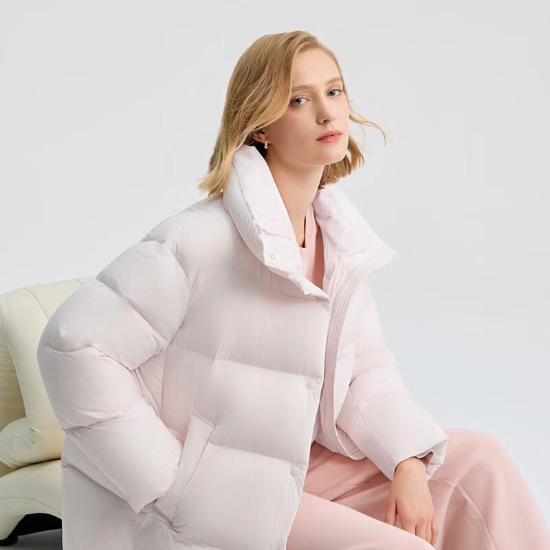 BINJORA Women's Puffy Short Duck Down Jacket