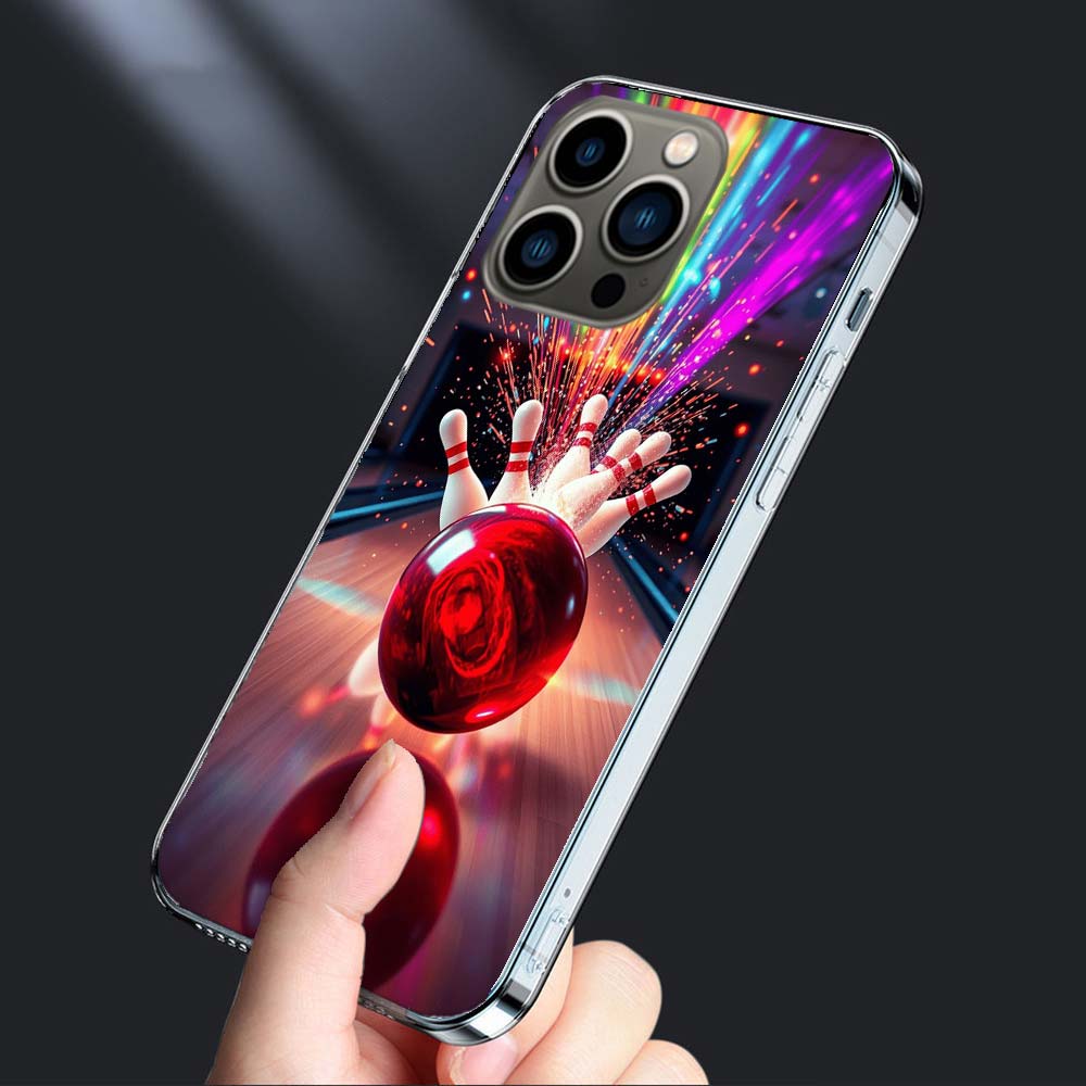 Чехол для телефона с развлечениями в боулинге Для iPhone 16E 15 Pro 14 Plus 17E 16 17 Pro Max Air 11 12 13 Mini Ударопрочный Capa