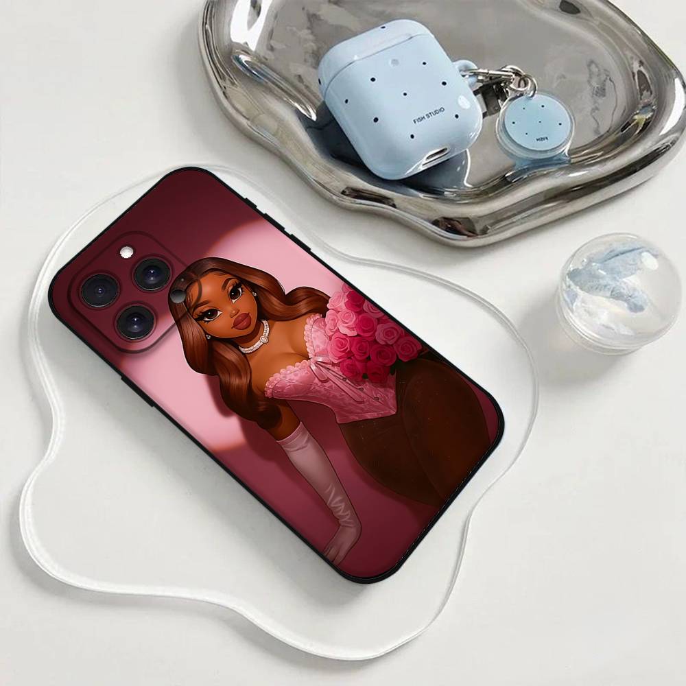 Модный Чехол для Телефона B-Bratz D-Doll Чехол для Телефона Для Iphone 17 16 15 11 13 14 Pro Max X Xr Xs Max 12mini Черный Чехол