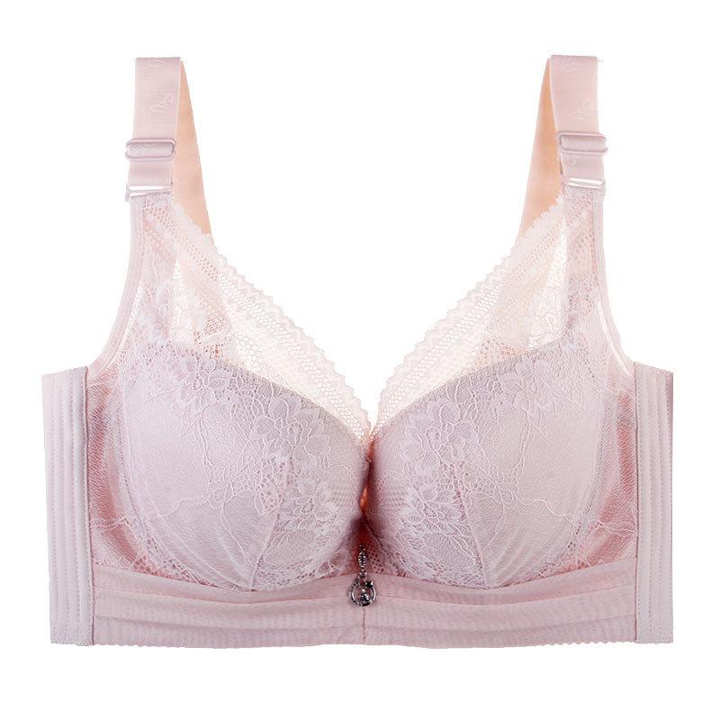 Sexy Bra Underwear Female Bra Thin Section with Steel Ring Big Yards To Increase The Winter Chest Shrinkage Thinning