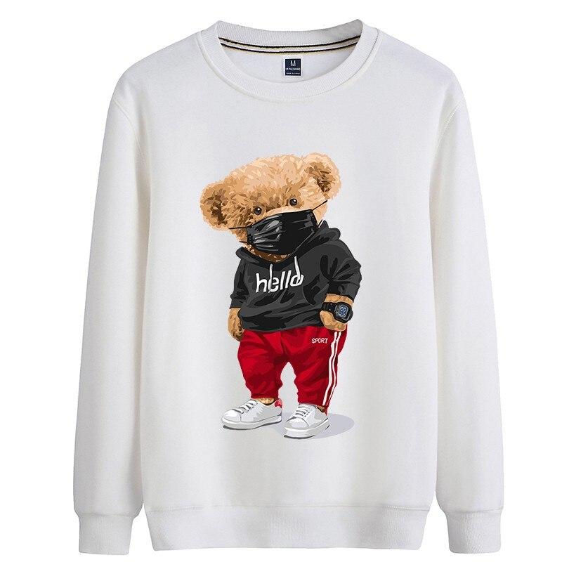 Sports Bear Sweater Women's Long-sleeved Pullover Winter Style Super Dalian Hoodie Couple Sweatshirt