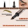 Liquid Eyebrow Pen, Simulated Brow Effect, Long-Lasting, Fade-Resistant, Waterproof & Sweat-Proof, Smudge-Proof, 5 Colors Availa