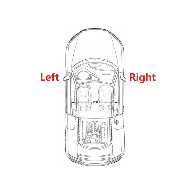 For Subaru Forester SJ 2013 2014 2015 2016 Car Front Bumper Fog Light Lamp Frame Cover Trim Foglights Foglamp Cap Hood