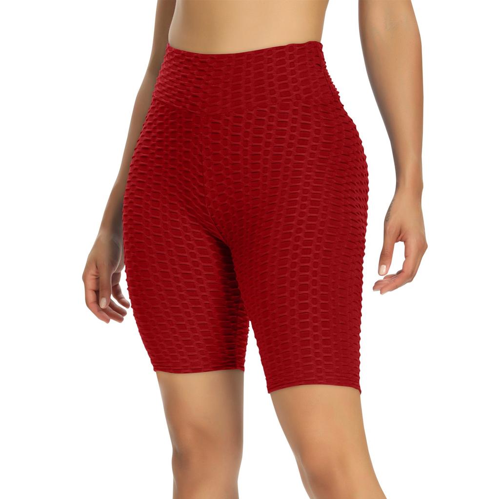 Women's Sexy Capris, Yoga, Fitness, Peaches,buttocks, Bubble Sports Leggings, No Pockets