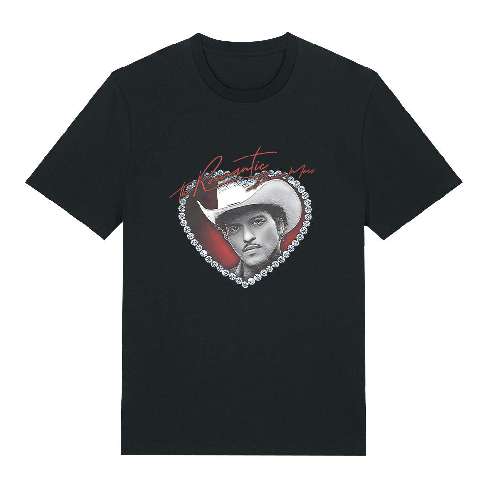 Bruno Mars Win Your Heart Tour Tee Vintage Graphic Print T Shirt Women Men Street Style Short Sleeve Tee Cotton Top