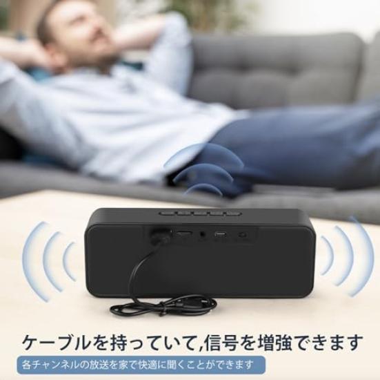 Bluetooth Speaker Wireless Speaker Speaker Portable Design Bluetooth Speaker with Long Continuous Playback Compatible with TWS Perfect for Outdoors TF