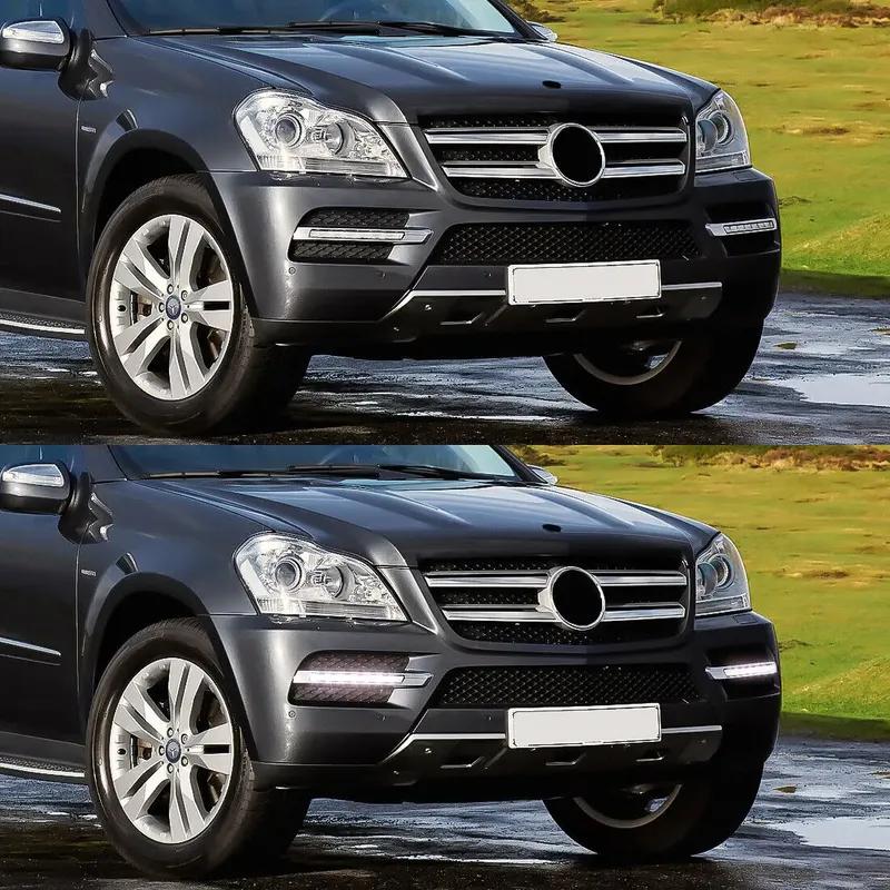 For Mercedes-Benz X164 GL320 GL350 GL450 GL550 ML63 X166 2007-2013 Pair Car Daytime Running Lamp Fog Light 1649060351 1649060451
